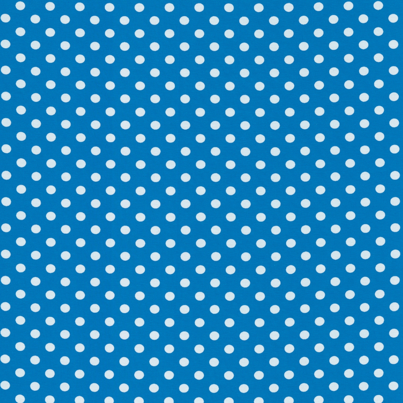 Jersey Swafing - Punkte - 1 cm - Türkis